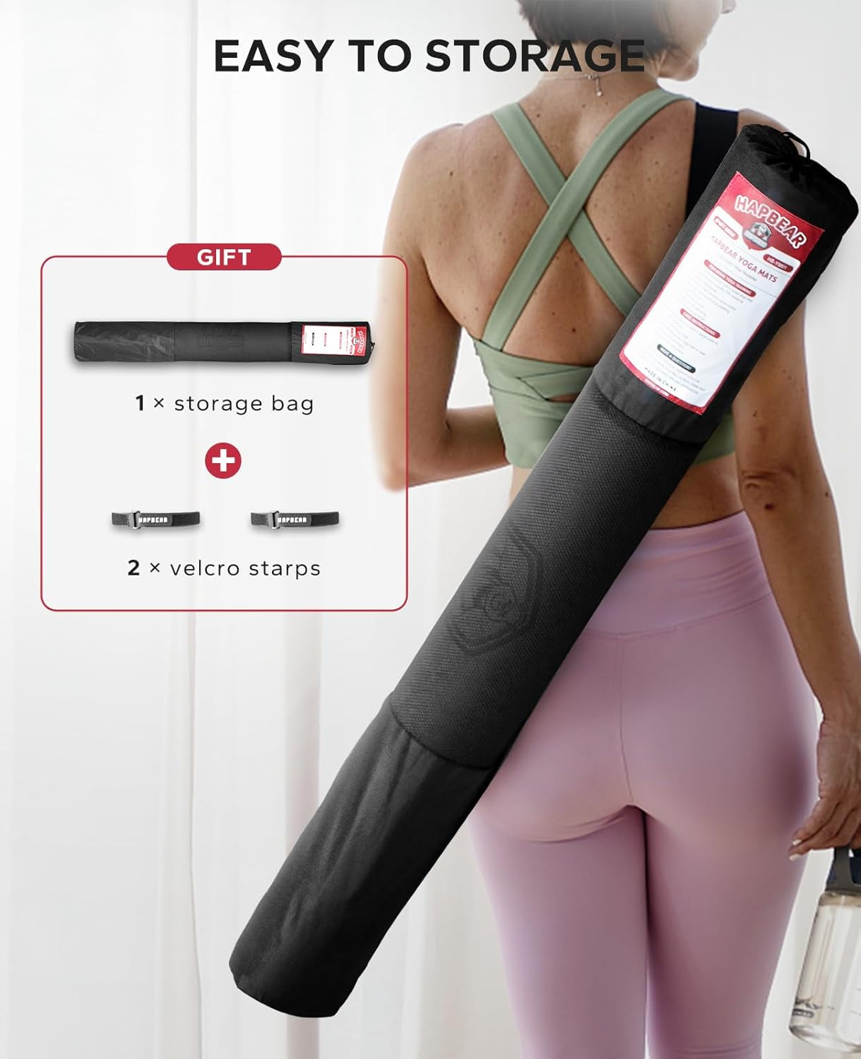 Extra Large Yoga Mat - 72"X48"X6Mm (1/4 Inch), Non-Slip, Durable, Thick Wide Exercise Mat for Home Workouts, Yoga, Pilates, Stretching and Cardio Workouts
