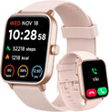 Stylish Smart Watch for Women - Compatible with Android & iPhone, Featuring Alexa Built-In and Advanced Health Tracking