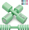 Adjustable Weight Dumbbells Set of 2, 8 in 1 Hand Weights for Women 2Lb/3Lb/4Lb/5Lb/6Lb Dumbbell Weights Set 12 Lbs/Pair Hand Weights for Home Office Gym Workout