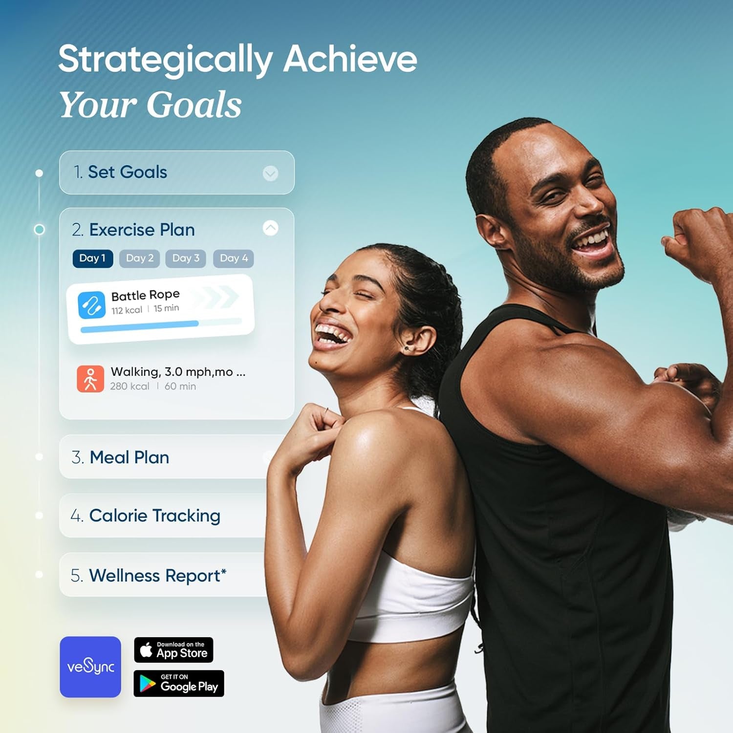 Transform Your Health with Our Upgraded Smart Scale - Accurate Body Weight, BMI, Body Fat & Muscle Mass Measurements with 13 Essential Metrics and Large LCD Display